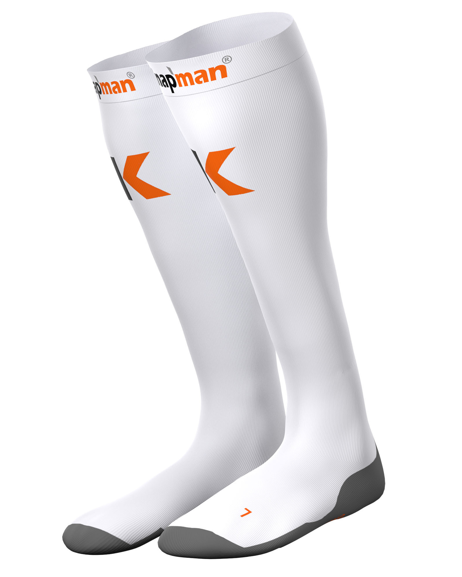 Knapman Ultra Strong Compression Socks White