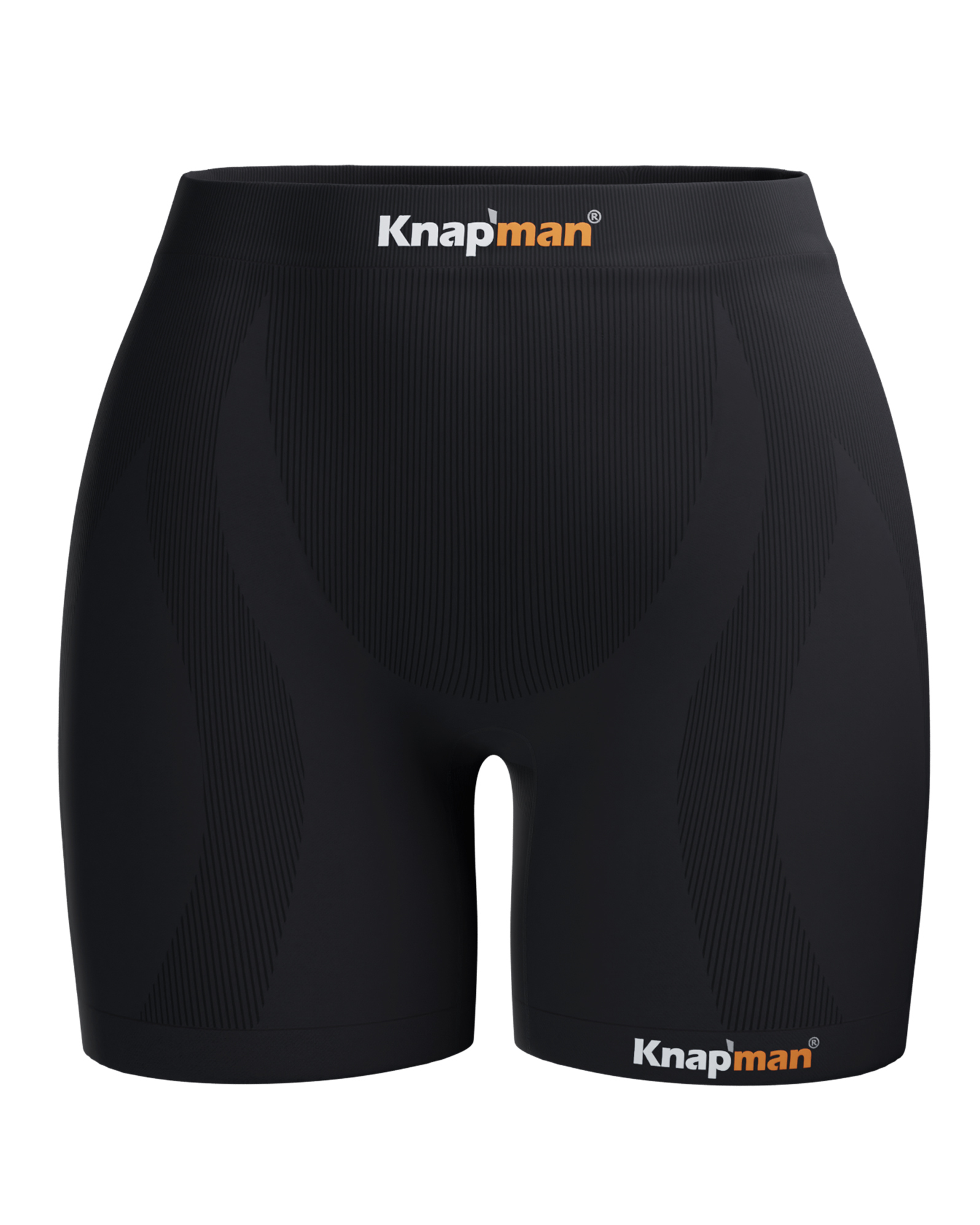 Knapman MIDI Zoned Compression Shorts Women 45% Black
